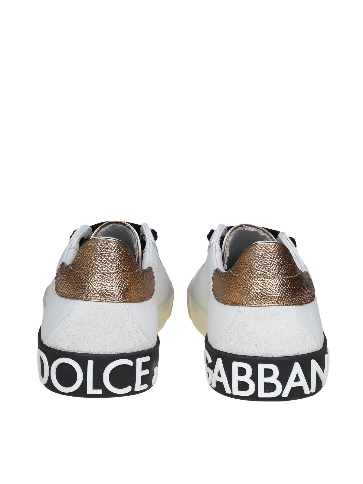 スニーカー DOLCE  GABBANA Women Sneakers CK2203AM78089662 White Dolce & Gabbana low sneakers in white calfskin