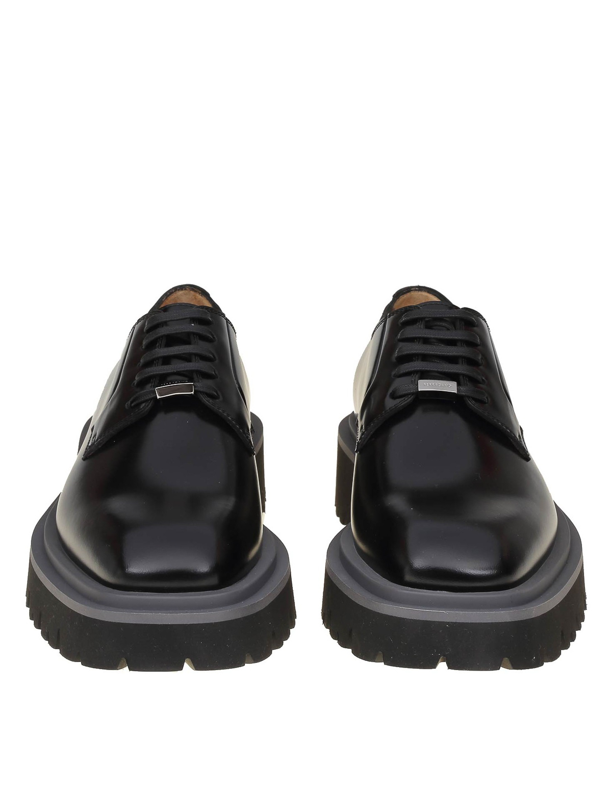 Ferragamo Ferragamo derby shoe in black leather - Men  display picture 1