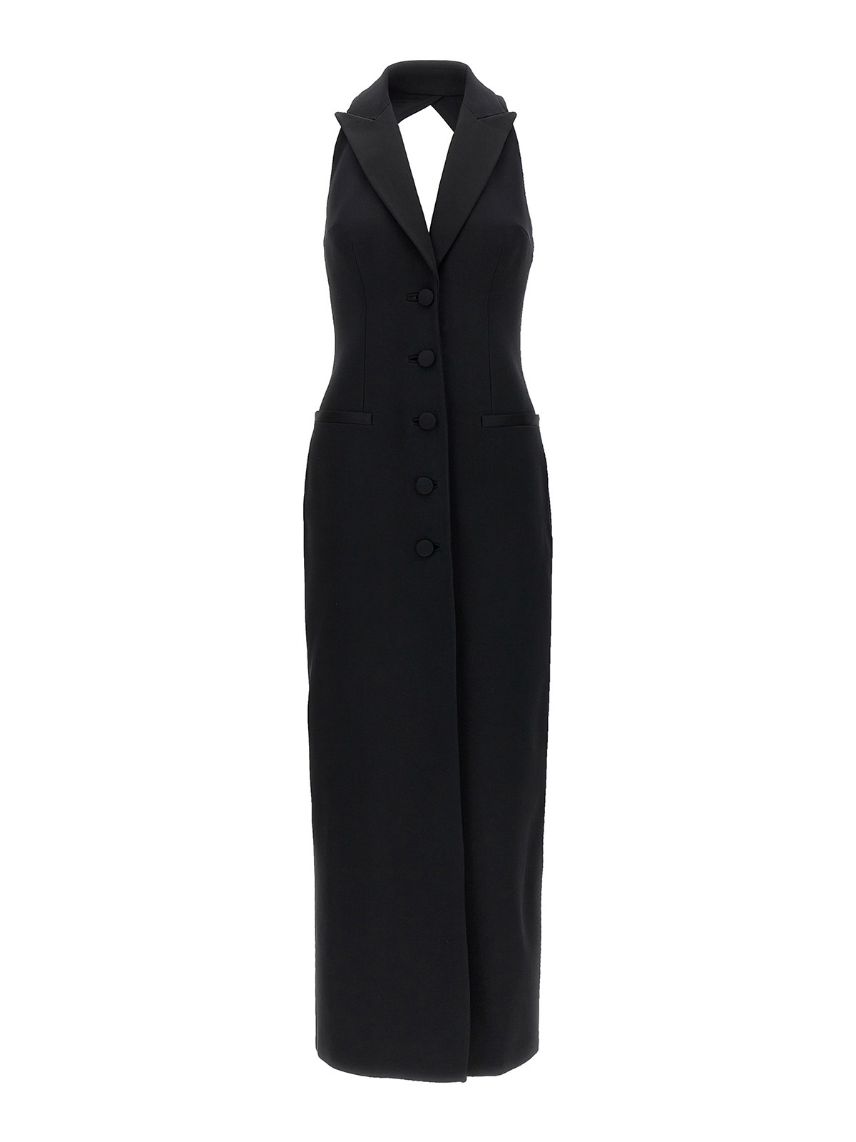 Shop Versace Vestido Largo - Negro