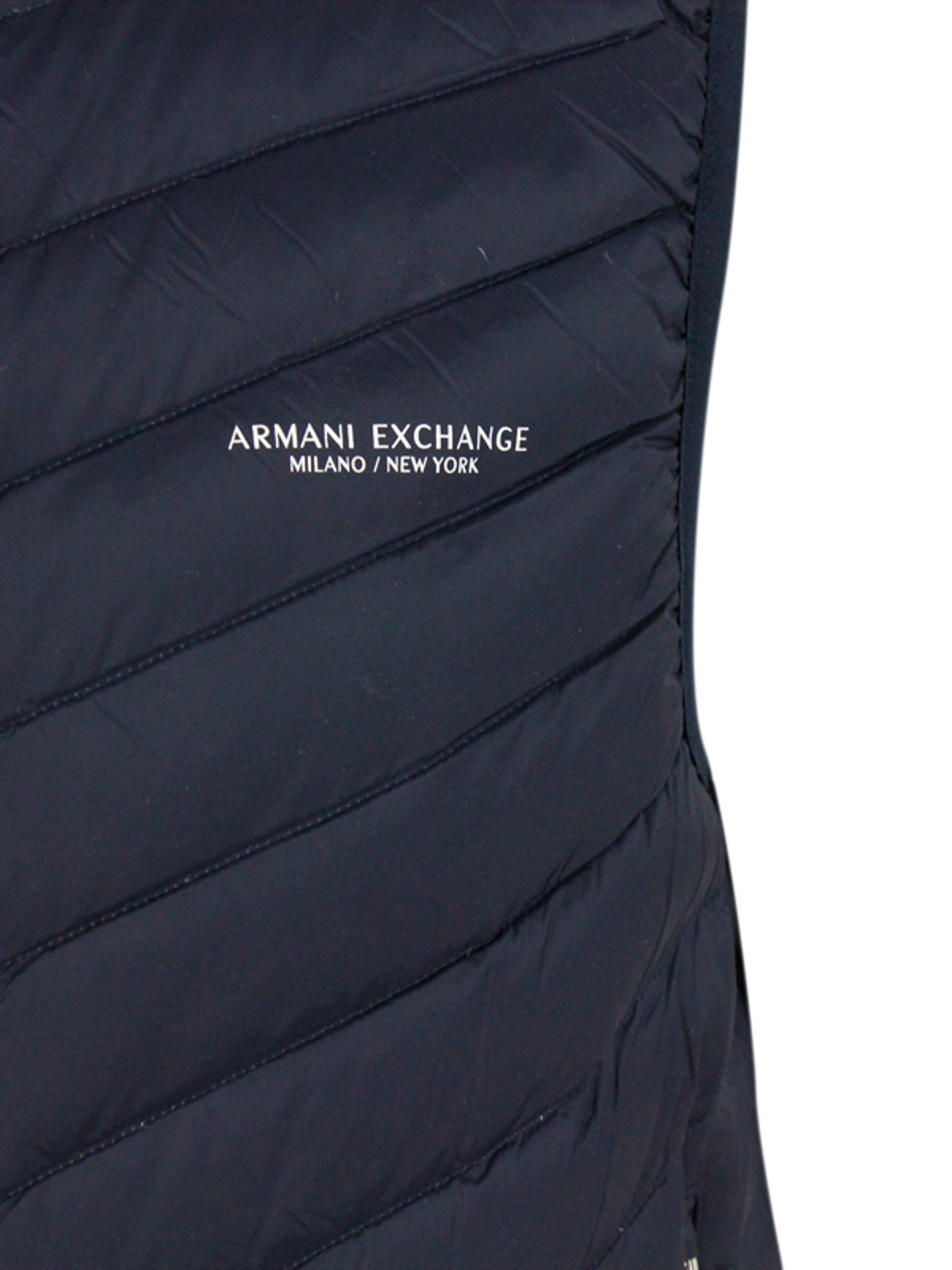 Shop Armani Exchange Jackets Blue