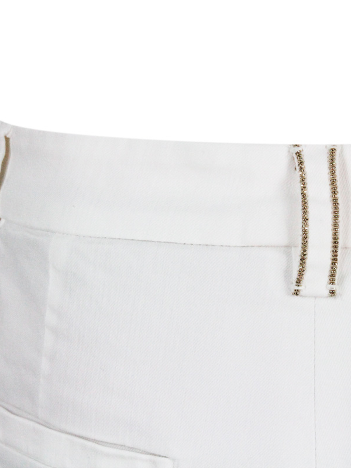 Shop Brunello Cucinelli Trousers White