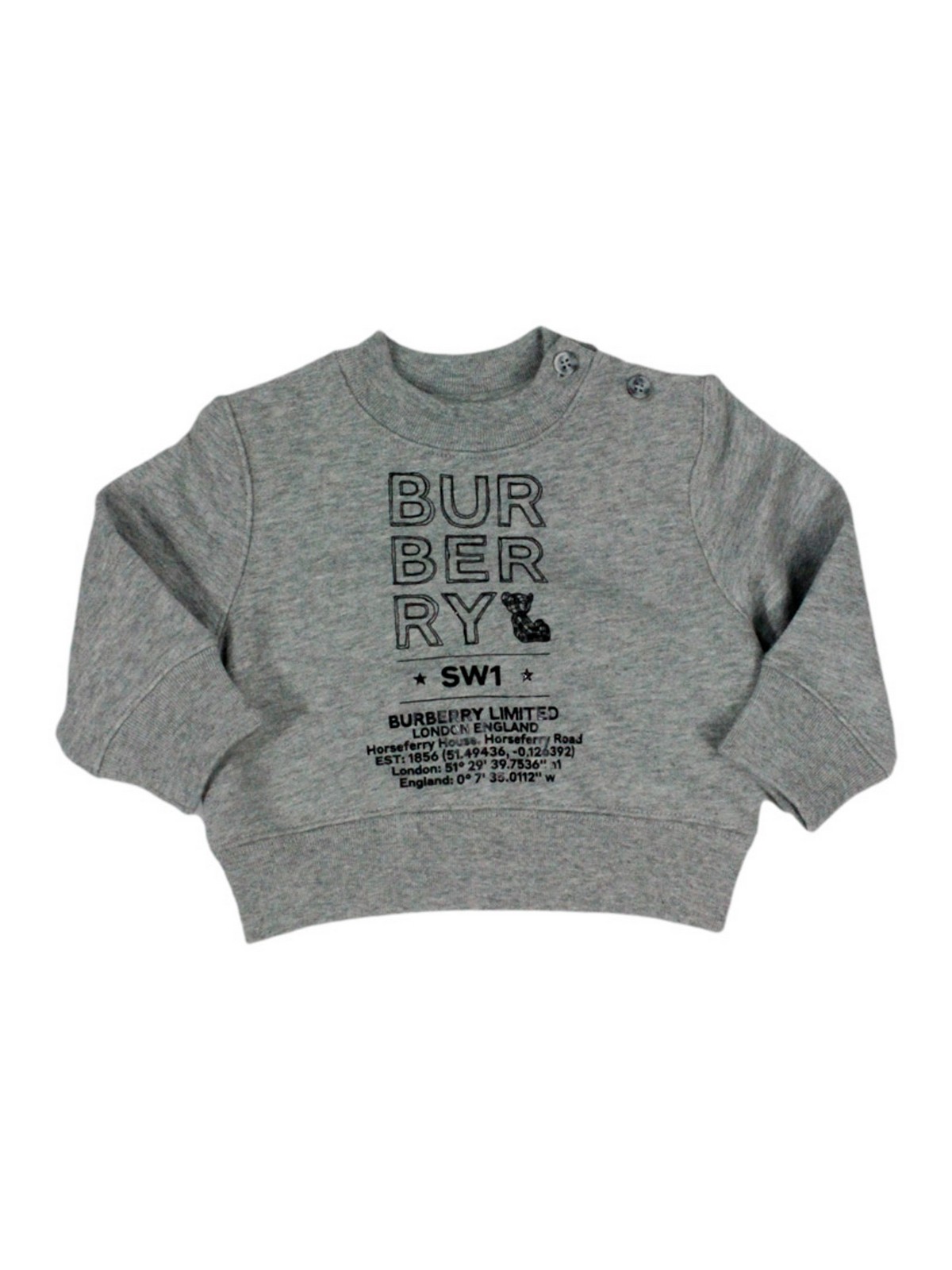 Burberry Kids' Sweaters Grey