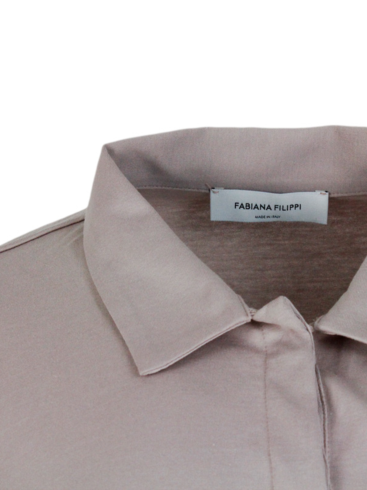 Shop Fabiana Filippi Camisa - Color Carne Y Neutral