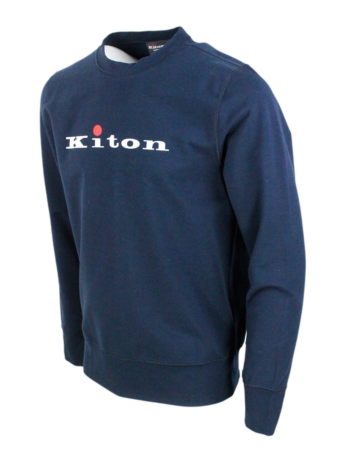 Shop Kiton Sweaters Blue In Azul