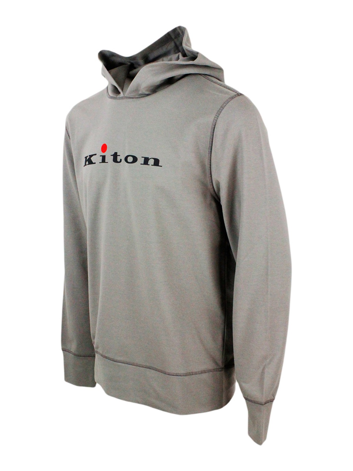 Shop Kiton Sweaters Dove Grey