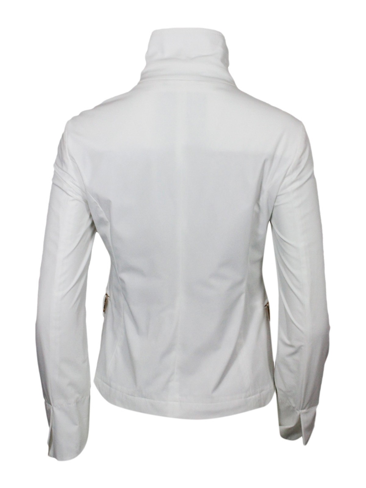 Shop Moorer Blazer - Blanco In White