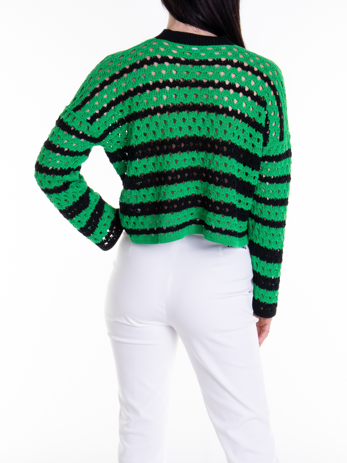 Shop Red Valentino Sweater In Green