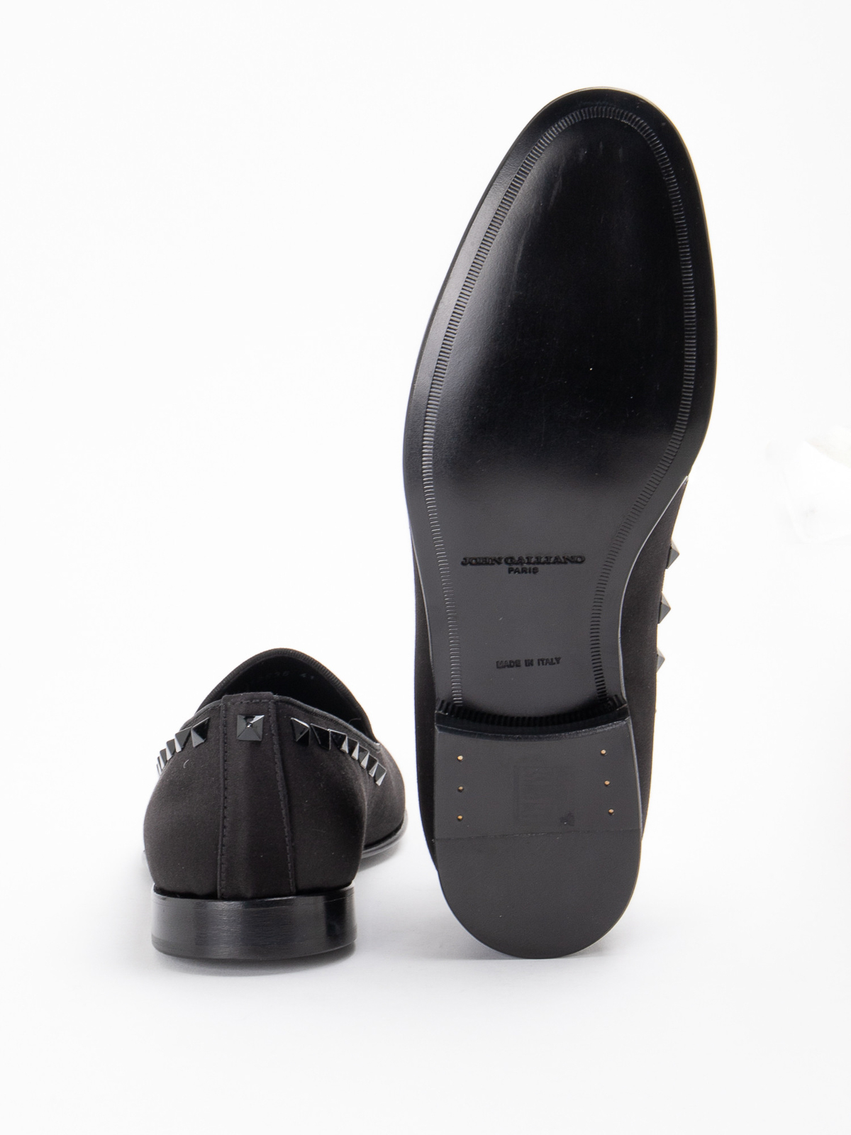 Shop John Galliano Loafer In Black