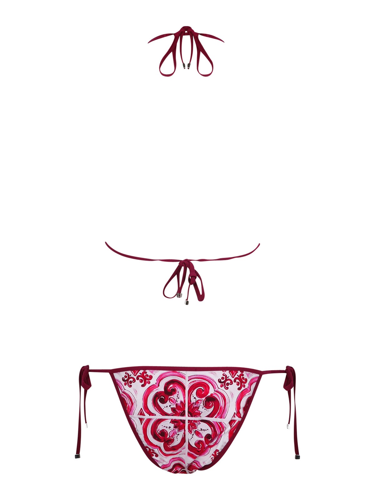 Maillot De Bain Une Pièce DOLCE & GABBANA - Imprimé Fleurs Tropicales Blanc/rose, Taille M, Neuf Avec étiquettes