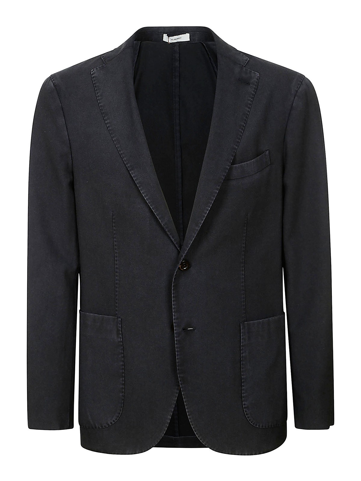 Boglioli Dark Blue Stretch Cotton K-jacket