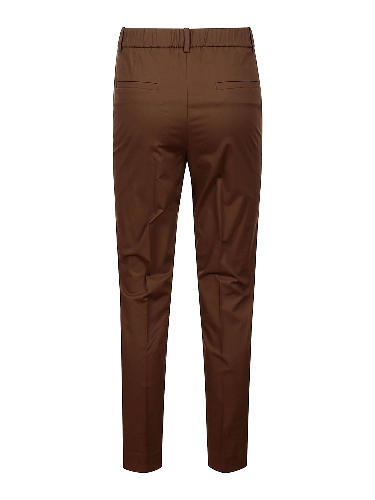 Shop Incotex Galene Trousers In Brown