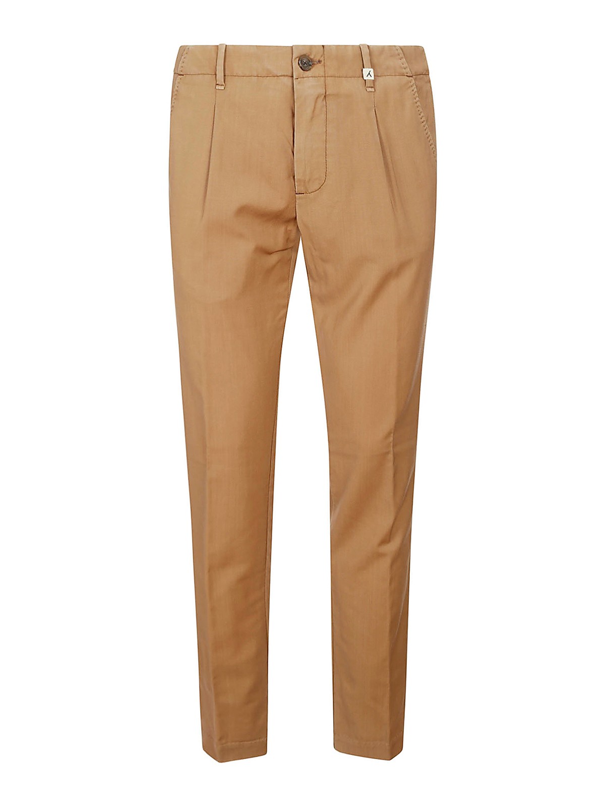 Myths Trousers Micro Pinces Wool In Beige