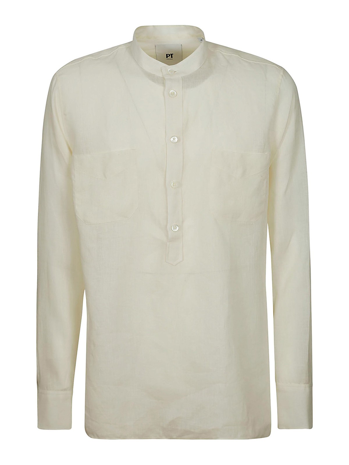 Shop Pt Torino Serafino Shirt In White