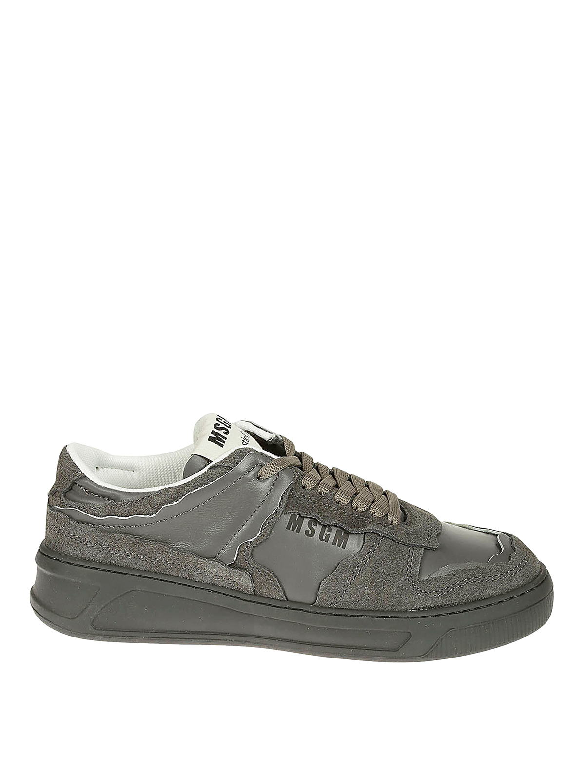 MSGM* FANTASTIC GREEN ロゴ レザー ローカットスニーカー 送料関税込み☆MSGM FANTASTIC GREEN ロゴ レザー スニーカー