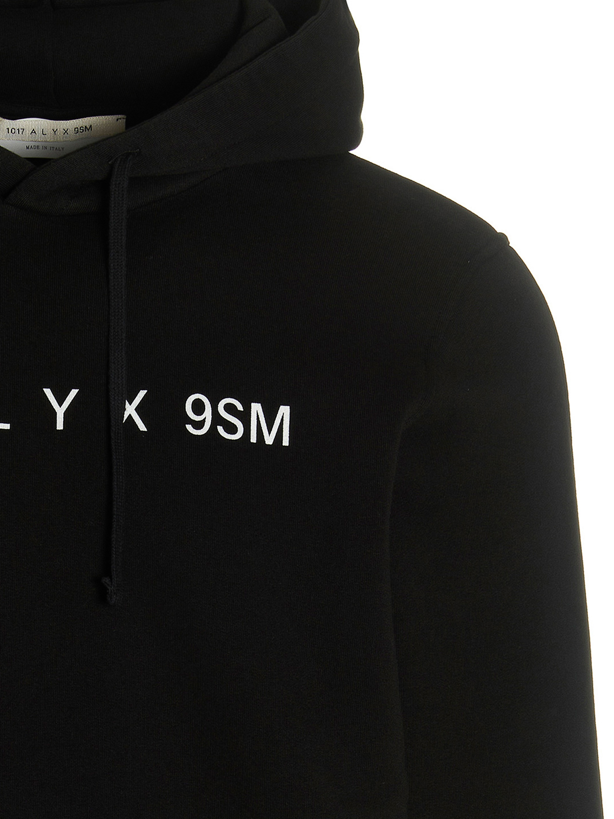 1017 Alyx 9sm collection logo hoodie - Black|AAUSW0185FA01BLK0001