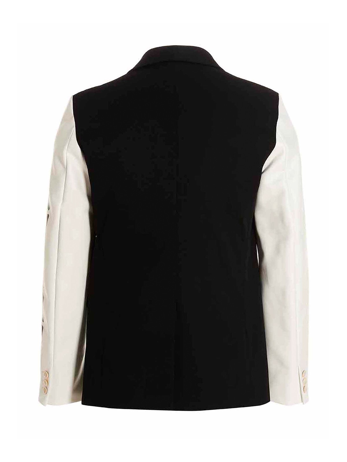Shop Comme Des Garçons True Heart Strong Mind Blazer Jacket In White