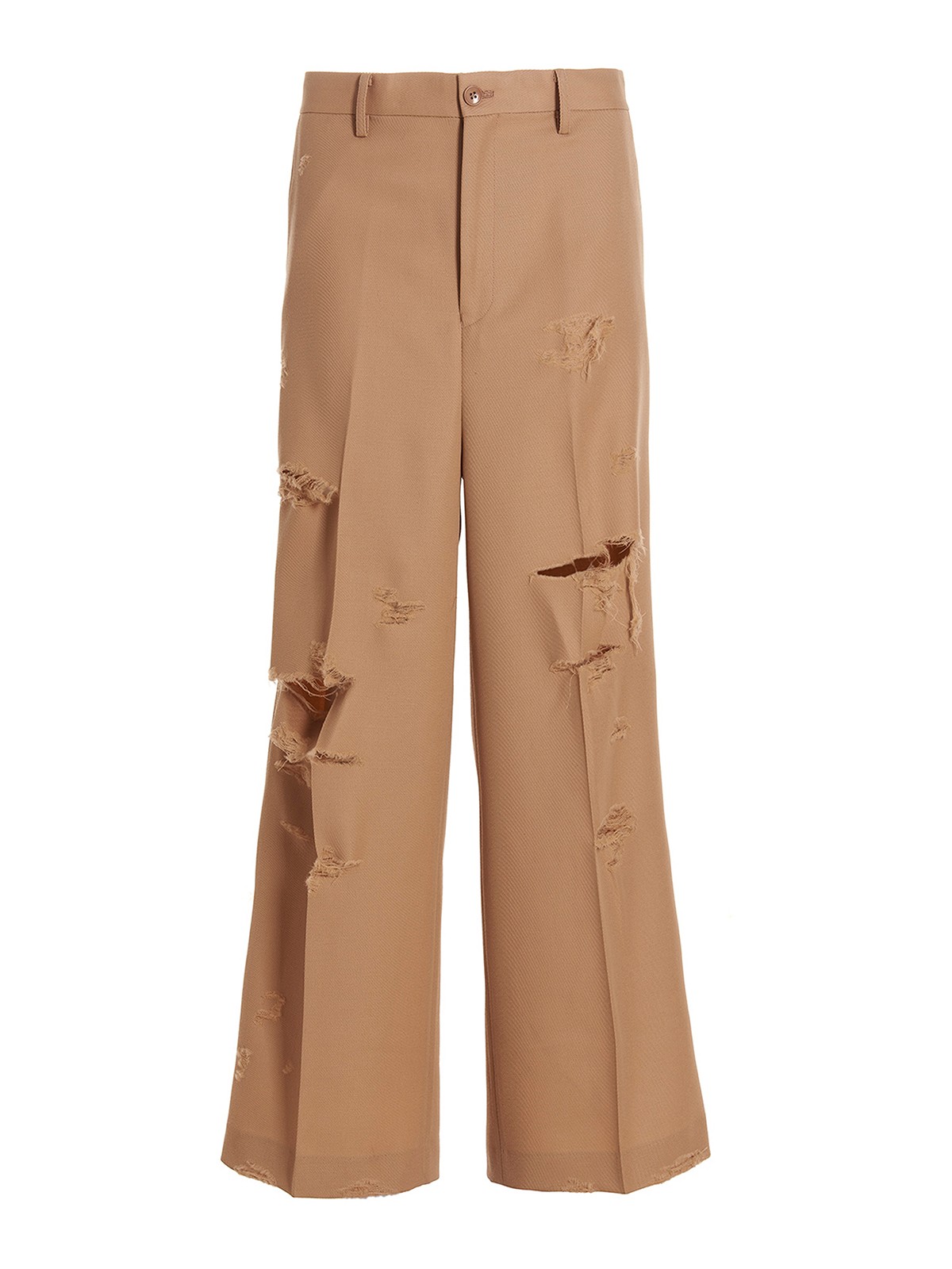 Casual trousers Doublet - Destroyed wide pants - 23SS13PT211BEIGE