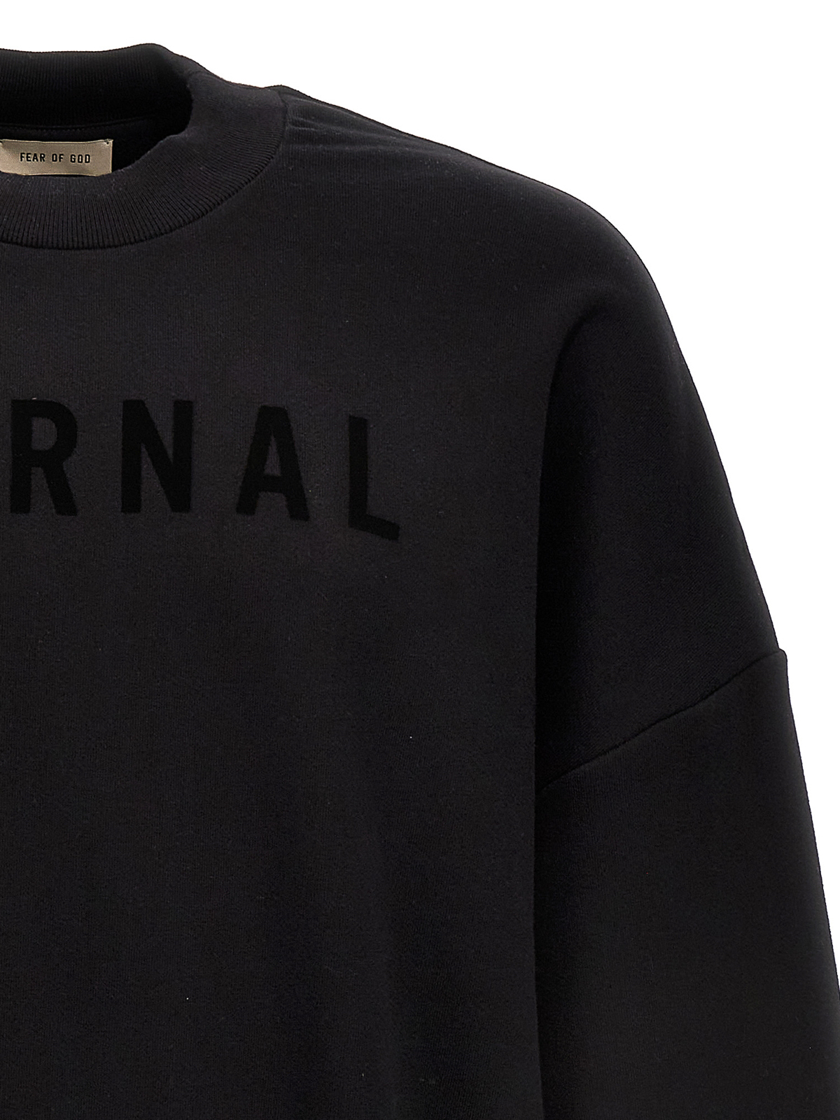 Shop Fear Of God Eternal Sweatshirt In Negro
