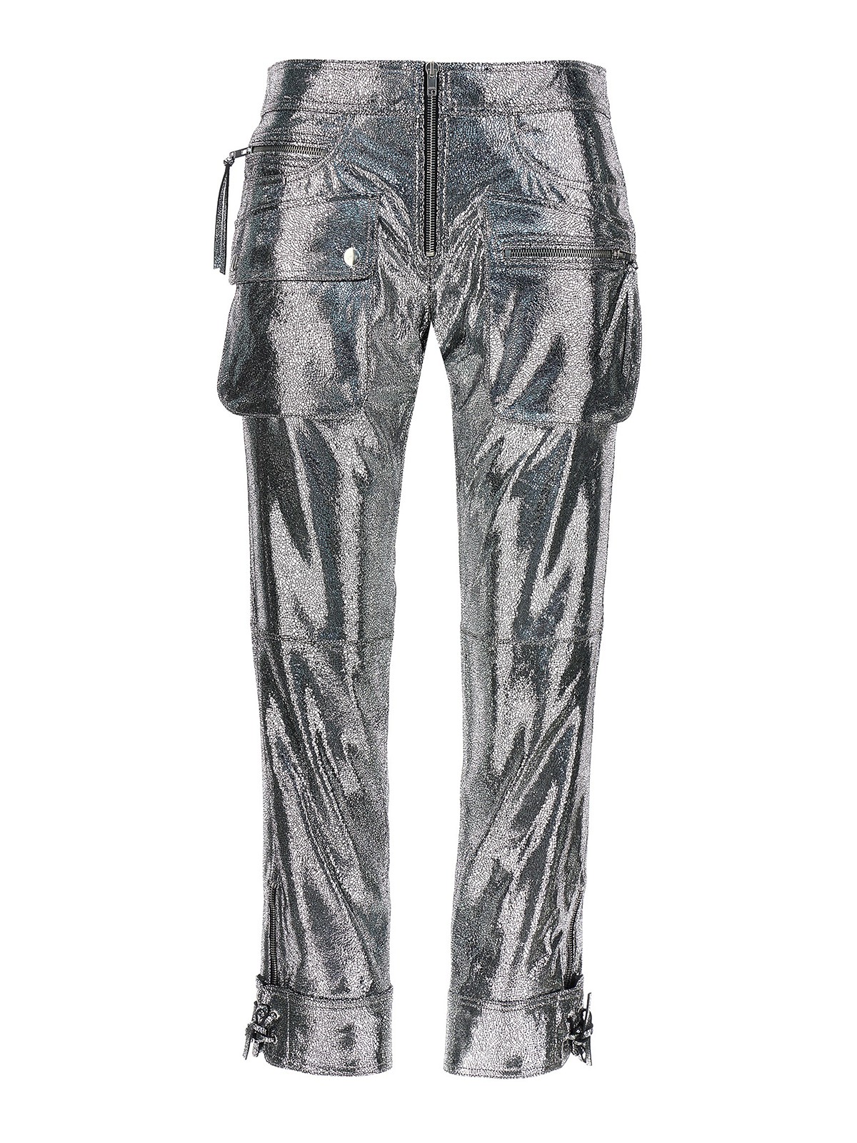 Shop Isabel Marant Ciane Pants In Silver
