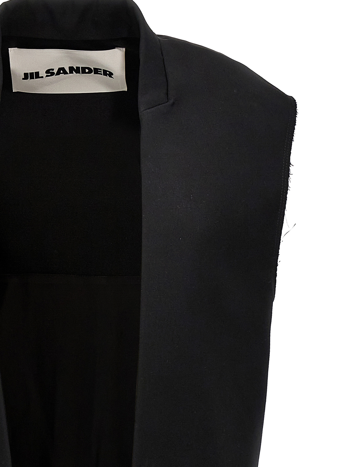 Shop Jil Sander Chaleco - Negro In Black
