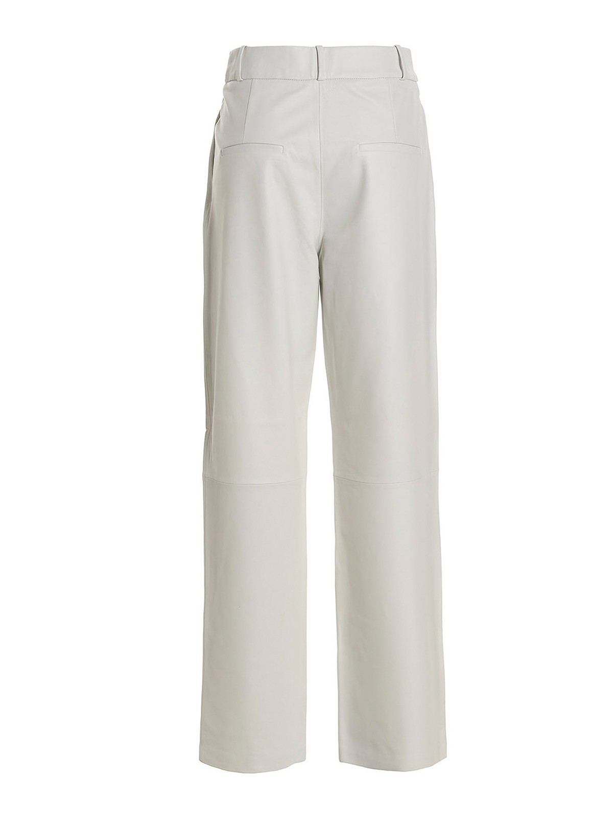 Shop Kassl Editions Leather Pants In Blanco