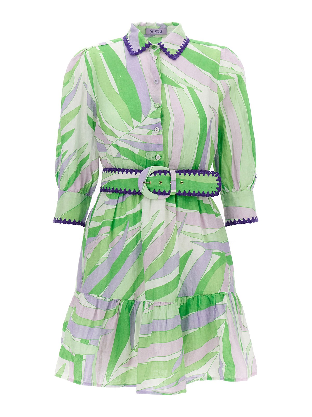 Shop Mc2 Saint Barth Daisi Dress In Multicolour