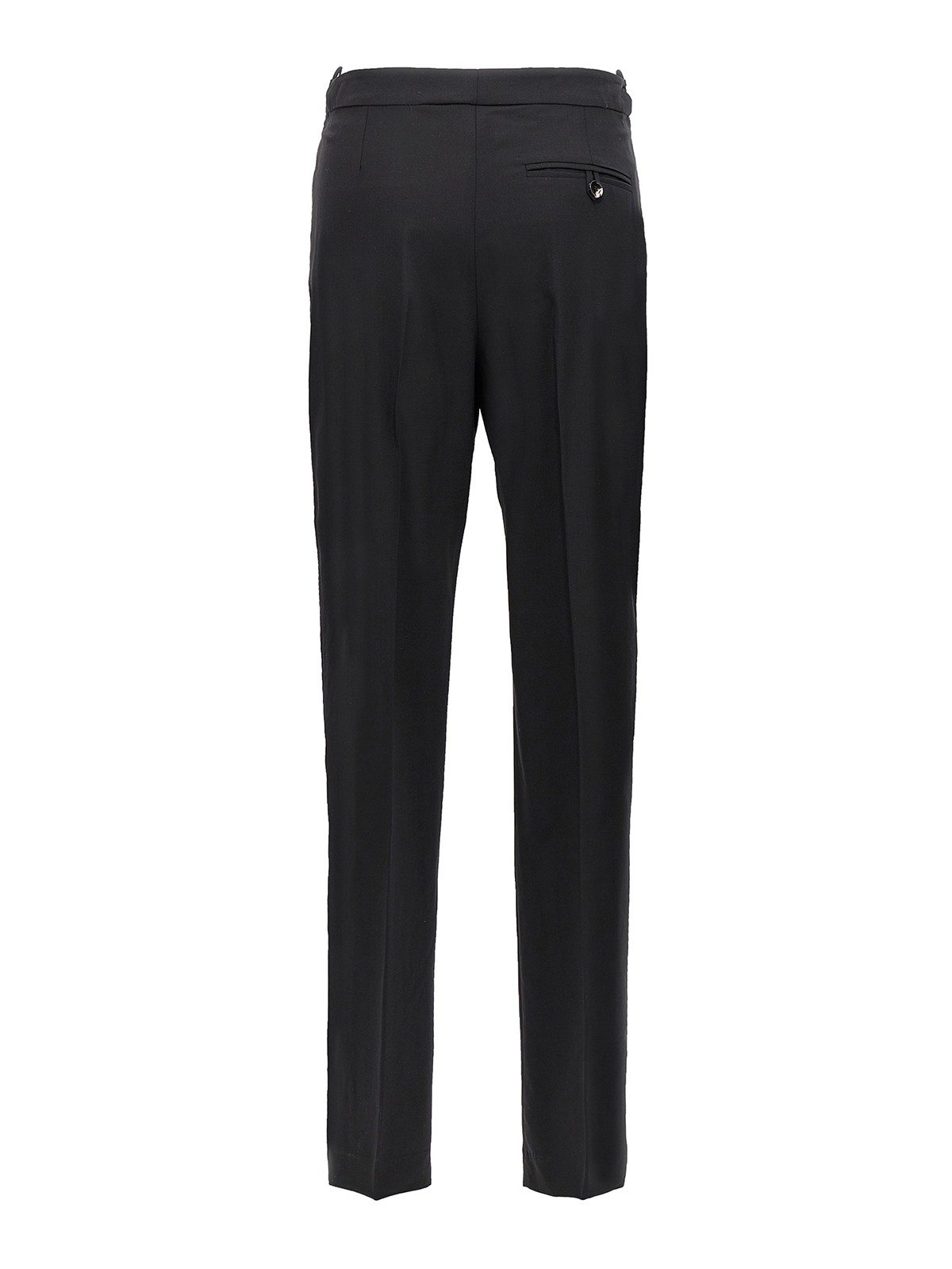 パンツ NENSI DOJAKA Women Straight Pants NDSS23TRS026BLACK Nensi Dojaka hearts pants - Black - Women | NDSS23TRS026BLACK