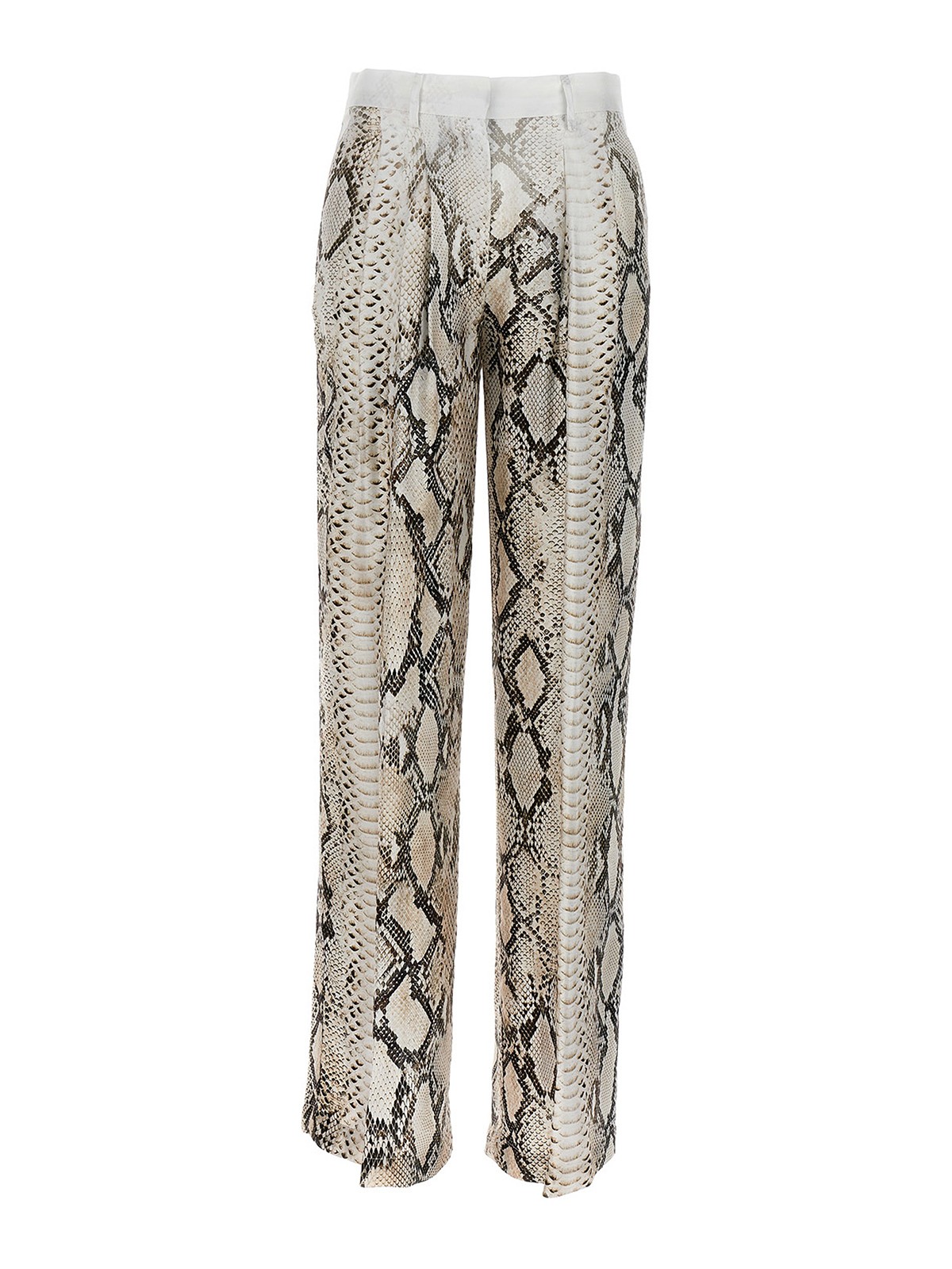 Shop Nude Snake Pants In Multicolour