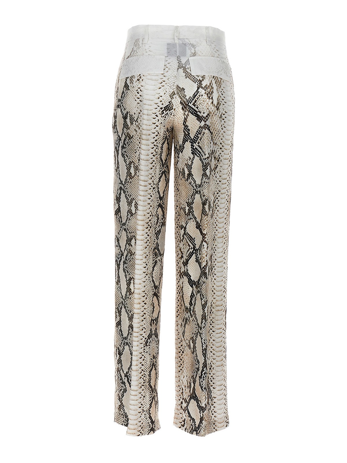 Shop Nude Snake Pants In Multicolour
