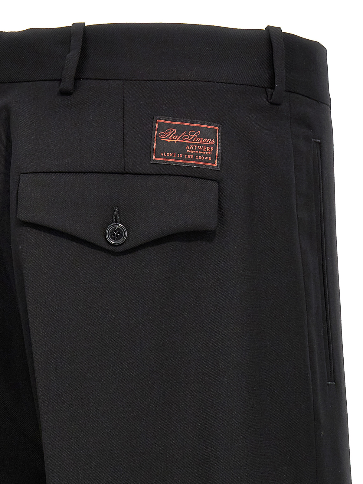 Shop Raf Simons Tailoring Pants In Black