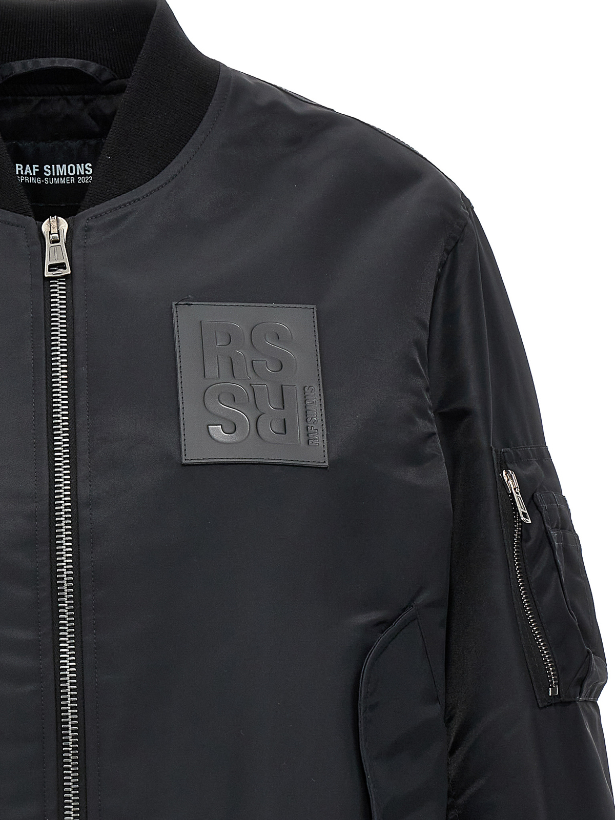 Bombers Raf Simons - Logo patch bomber jacket - 231W6280099