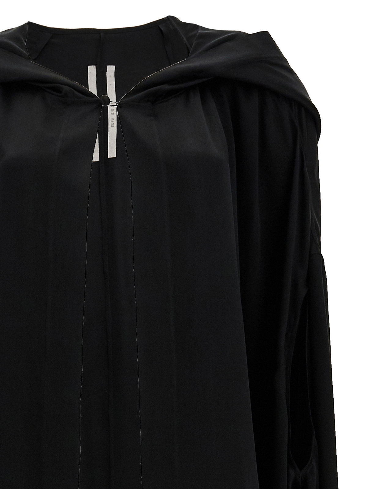 Shop Rick Owens Abrigo Midi - Negro In Black