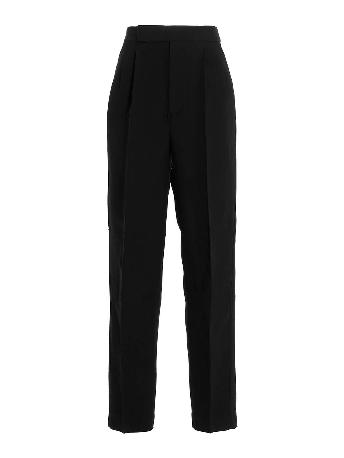 Roland Mouret Straight Cut Pants In Negro
