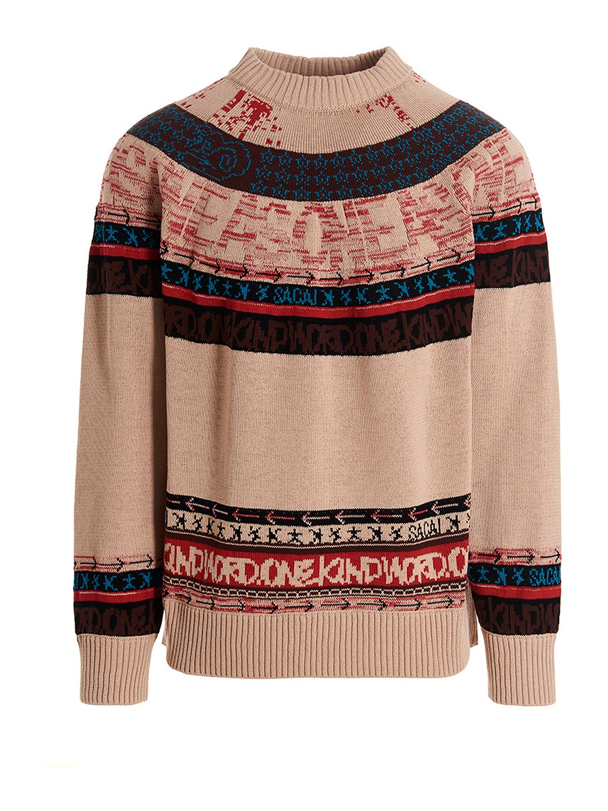 Shop Sacai X Eric Haze Sweater In Multicolor