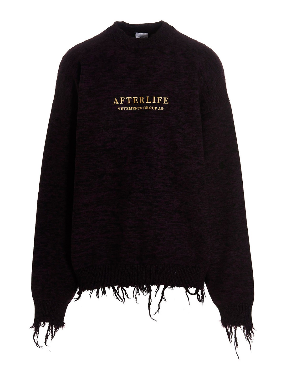 Shop Vetements Afterlife Sweater In Púrpura