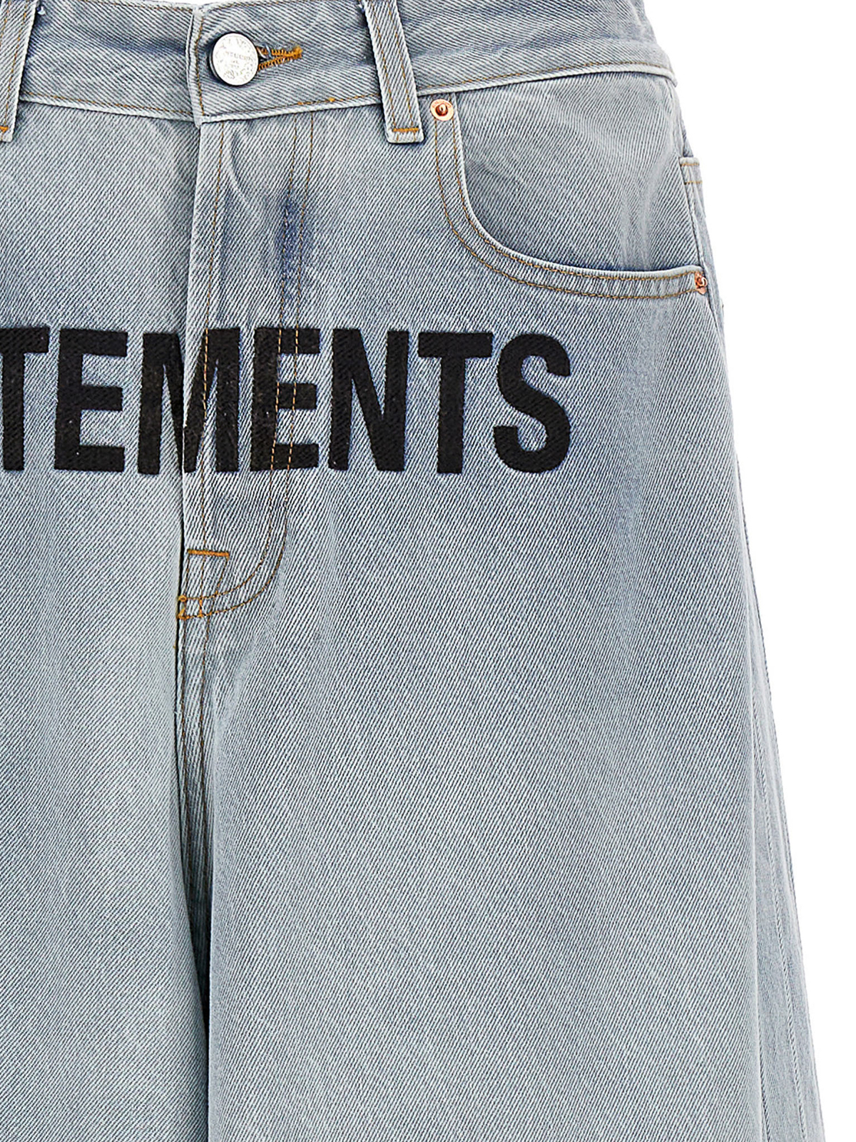 Vetements embroidered jeans sale