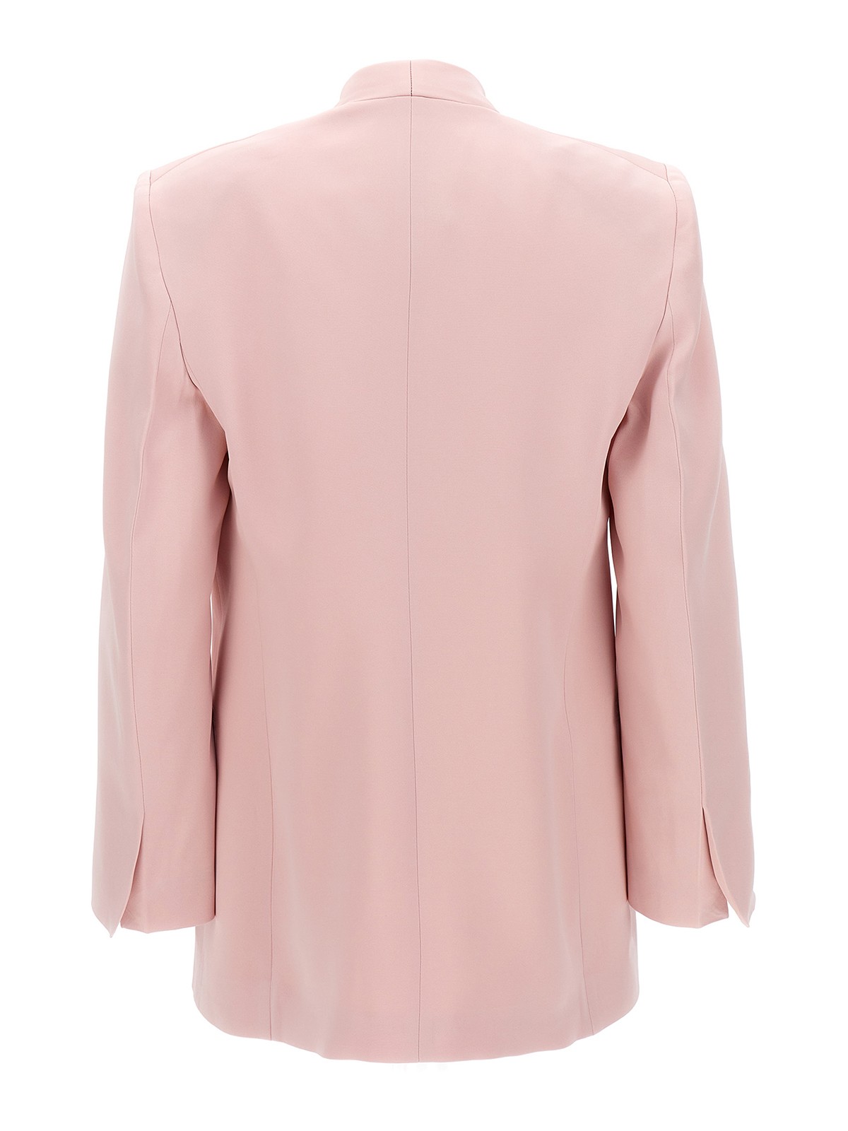 Shop Victoria Beckham Single-breasted Blazer Jacket In Color Carne Y Neutral