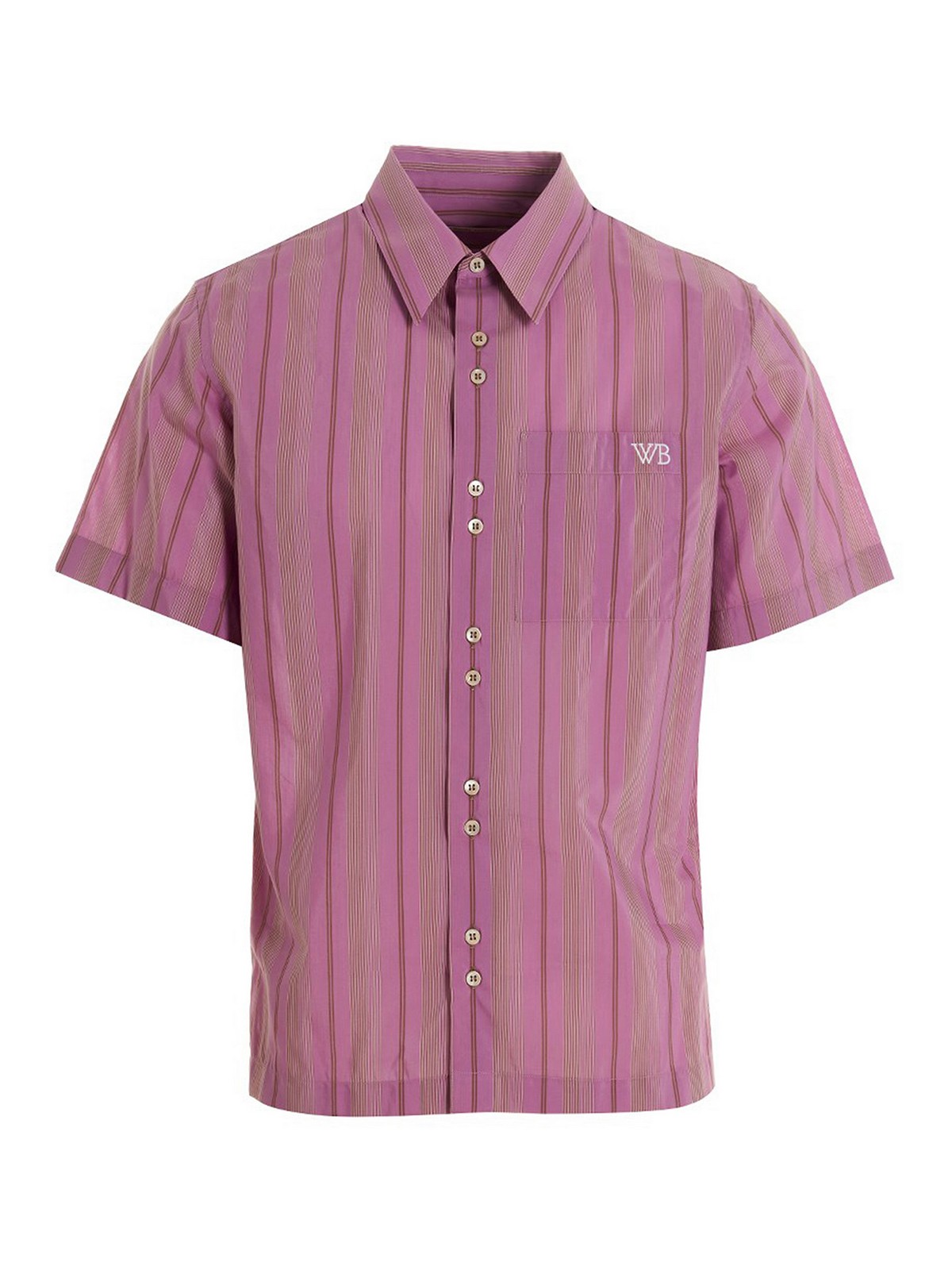 Wales Bonner Rhythm Shirt In Purple
