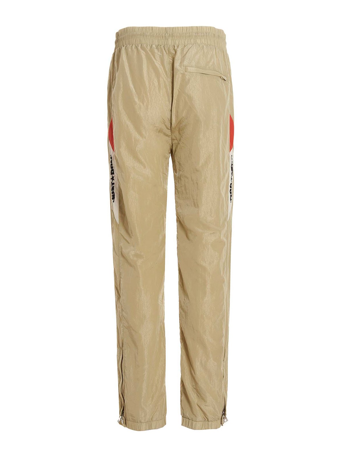 Shop Just Don Logo Embroidery Pants In Beis
