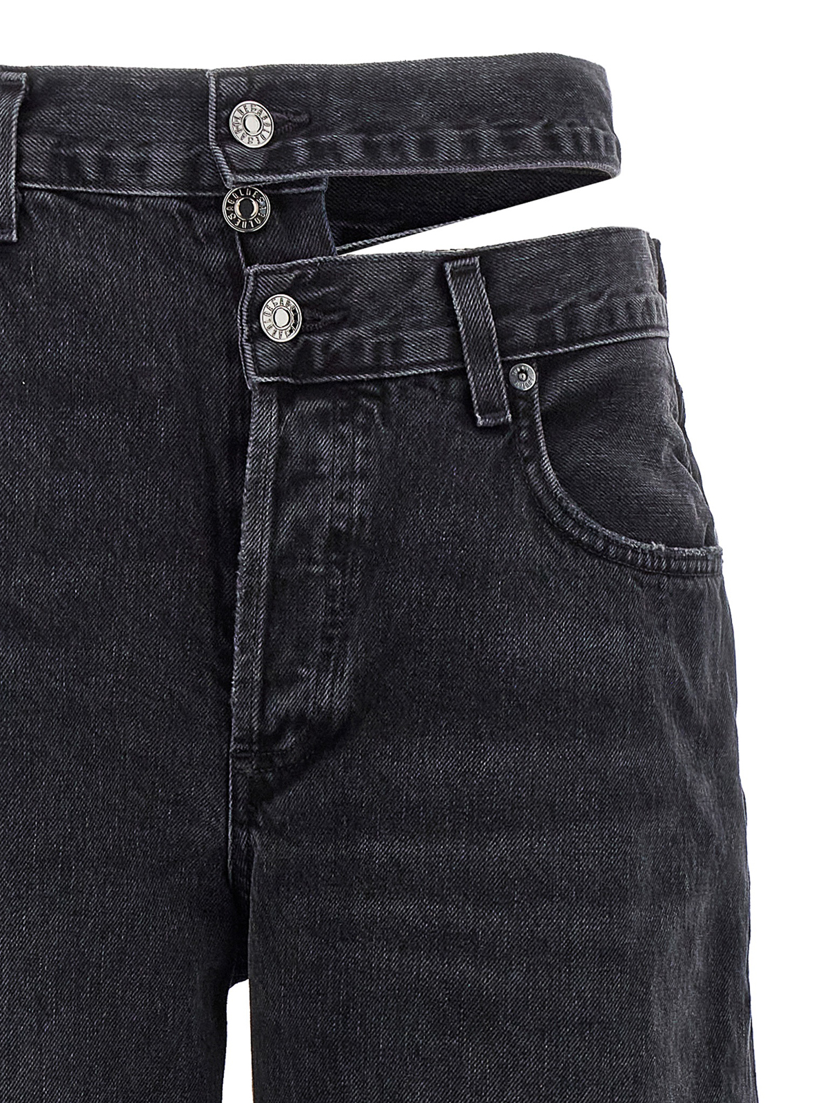 パンツ AGOLDE Broken Waistband Denim Pants Black A90451157CONDU A90 Agolde Jeans broken waistband - Black - Women | A90451157CONDUCT
