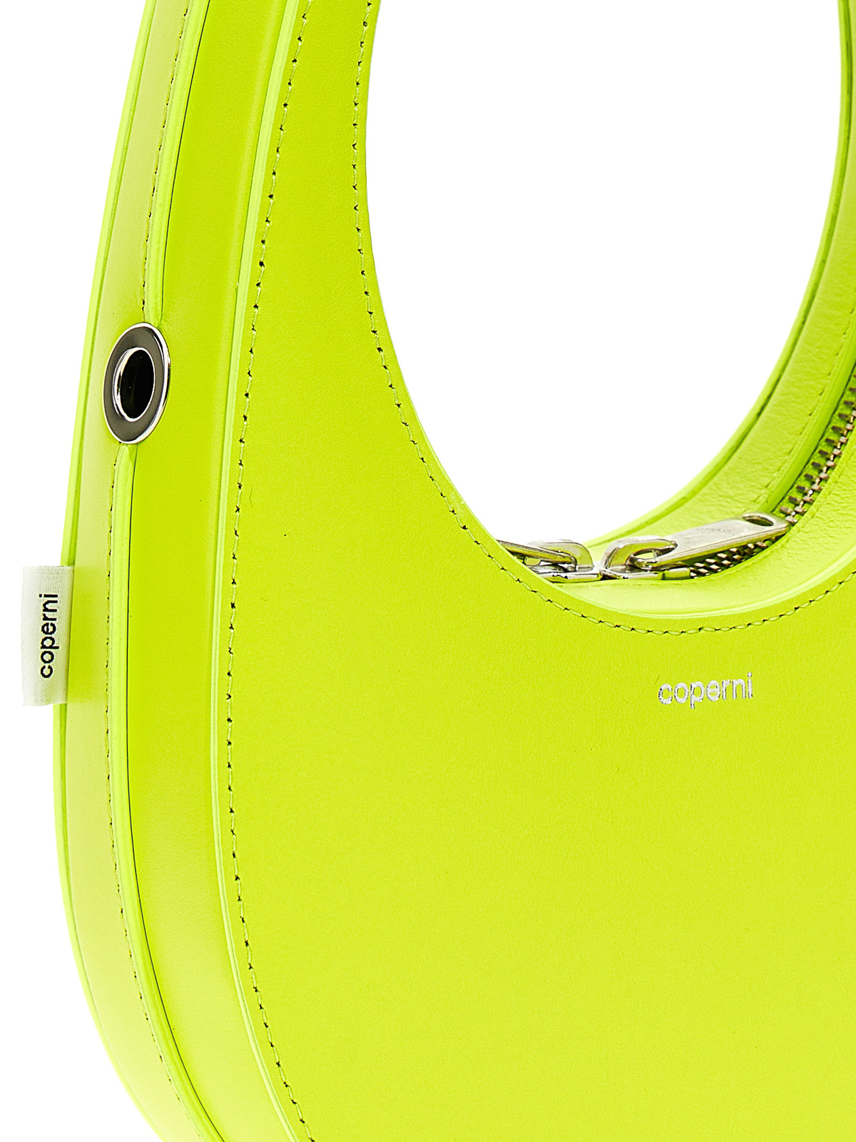 Shop Coperni Mini Cross Body Swipe Bag Handbag In Yellow