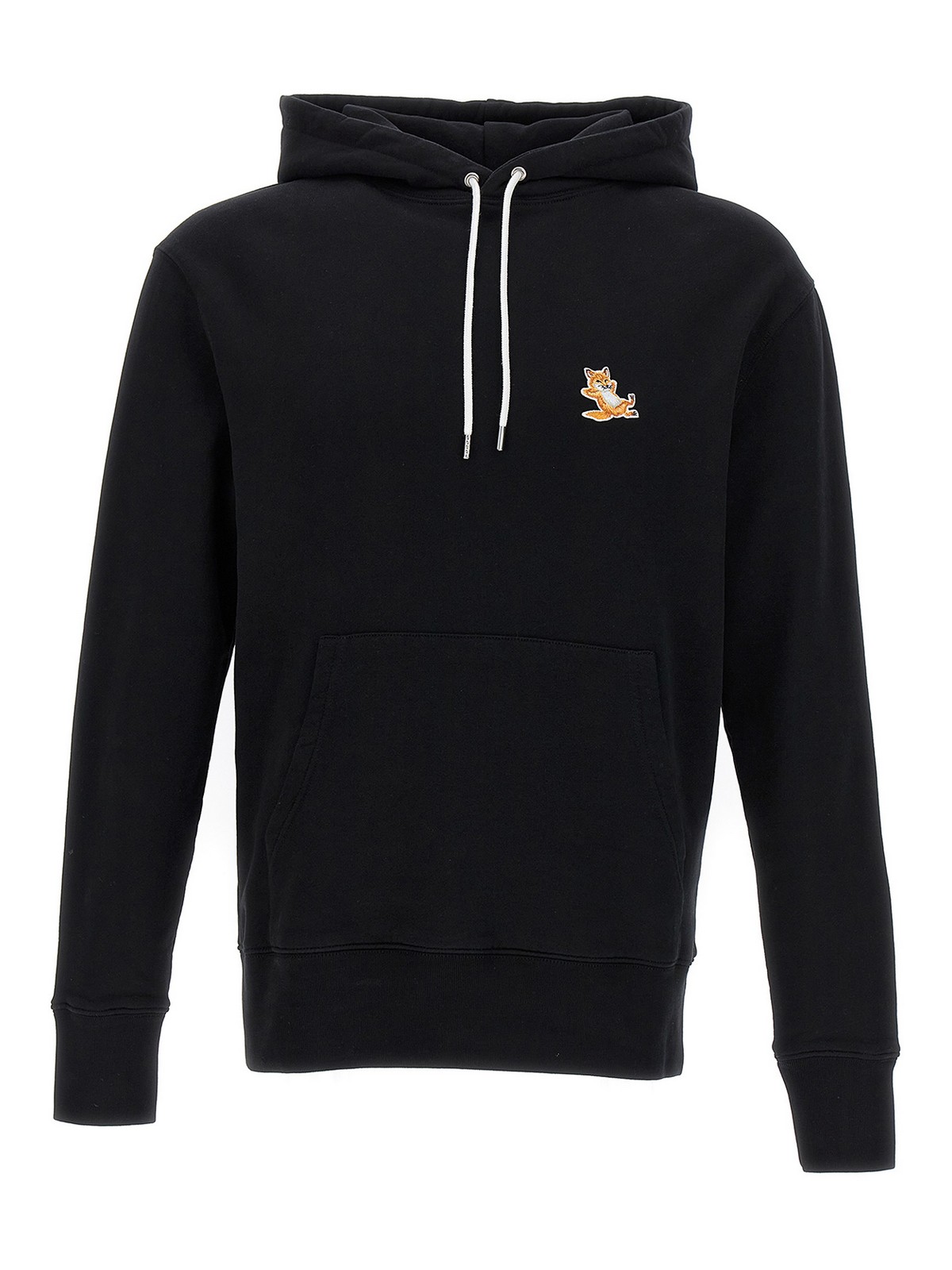 Maison Kitsuné chillax fox hoodie - Black | IU00355KM0001P199