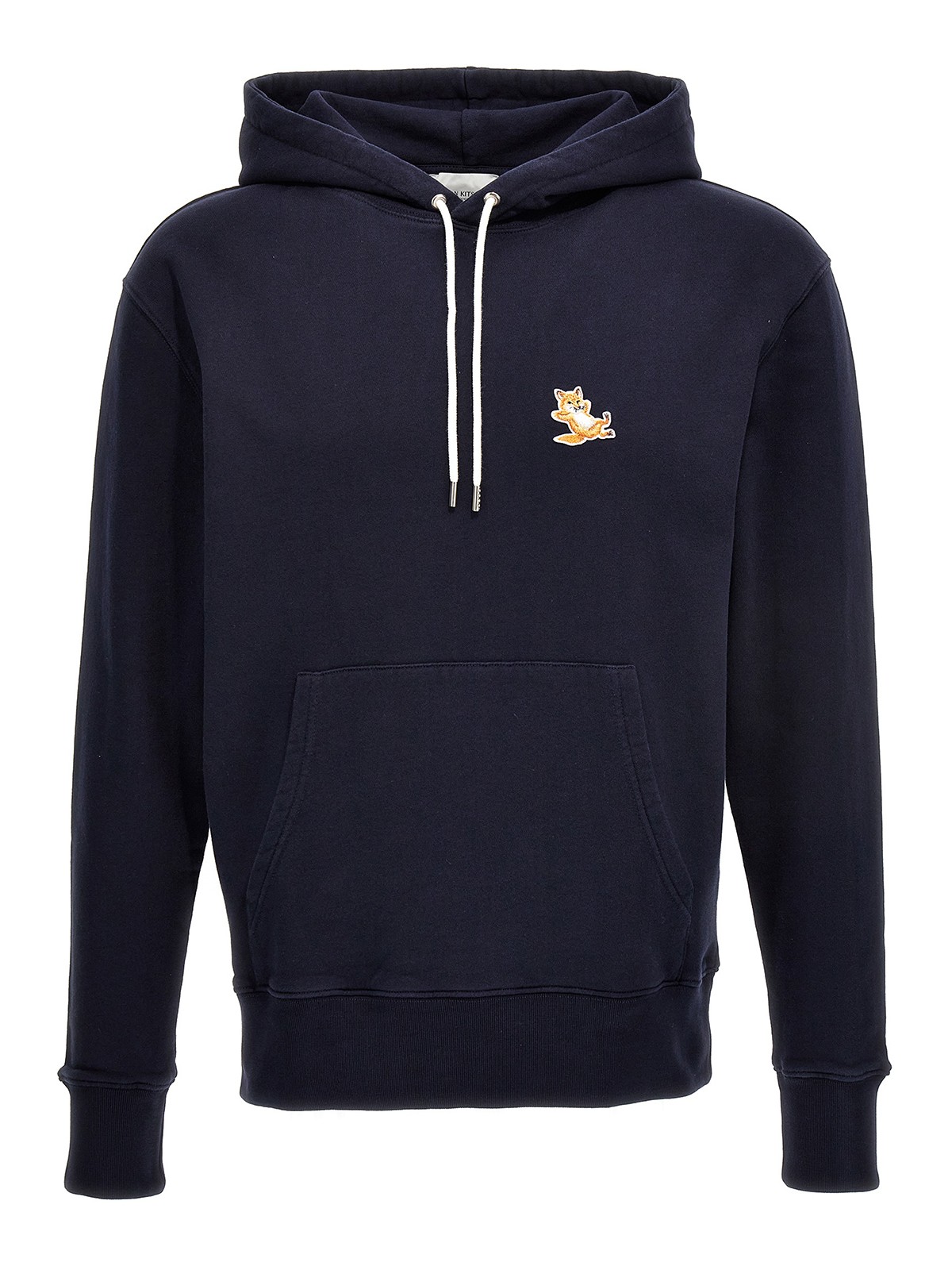 Maison Kitsuné chillax fox hoodie - Blue - Men|IU00355KM0001P480