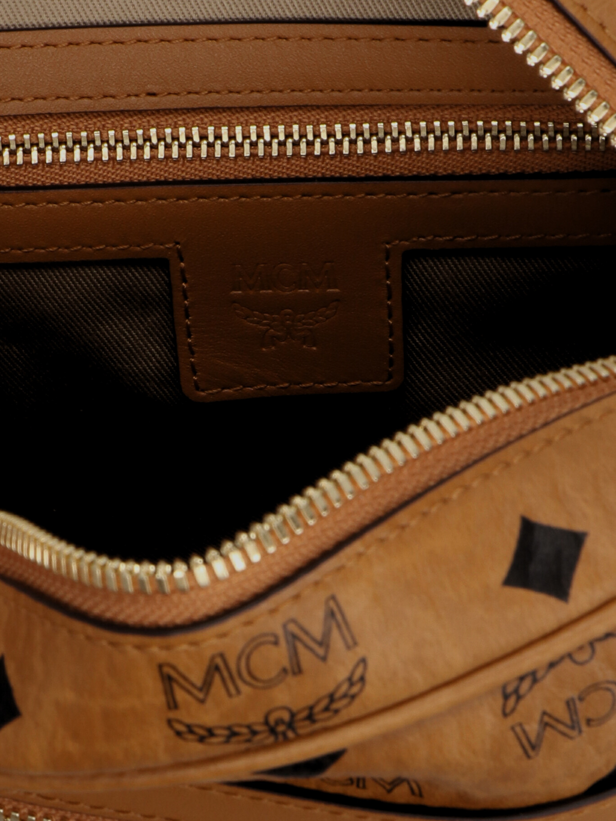 MCM Kl Visetos Crossbody Bags in Brown for Men