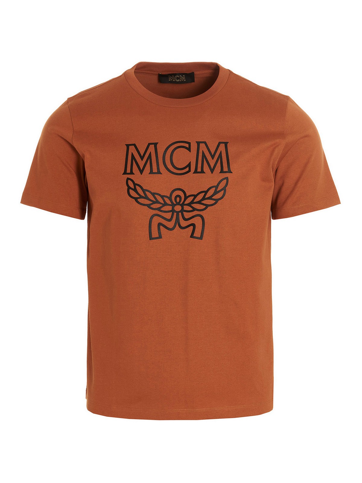 Mcm T Shirt Marron Marron Homme MFTBSMM11N4 thebs