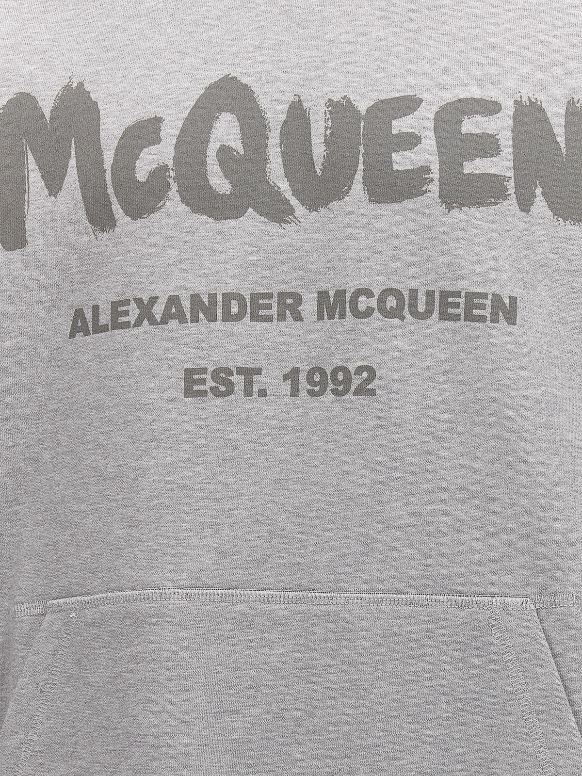 Shop Alexander Mcqueen Sudadera - Gris In Grey