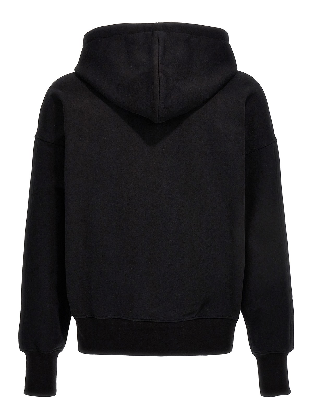 スウェット・トレーナー ALEXANDER MCQUEEN Logo Embroidered Hoodie Black ALEXANDER MCQUEEN Logo Embroidered Hoodie Black