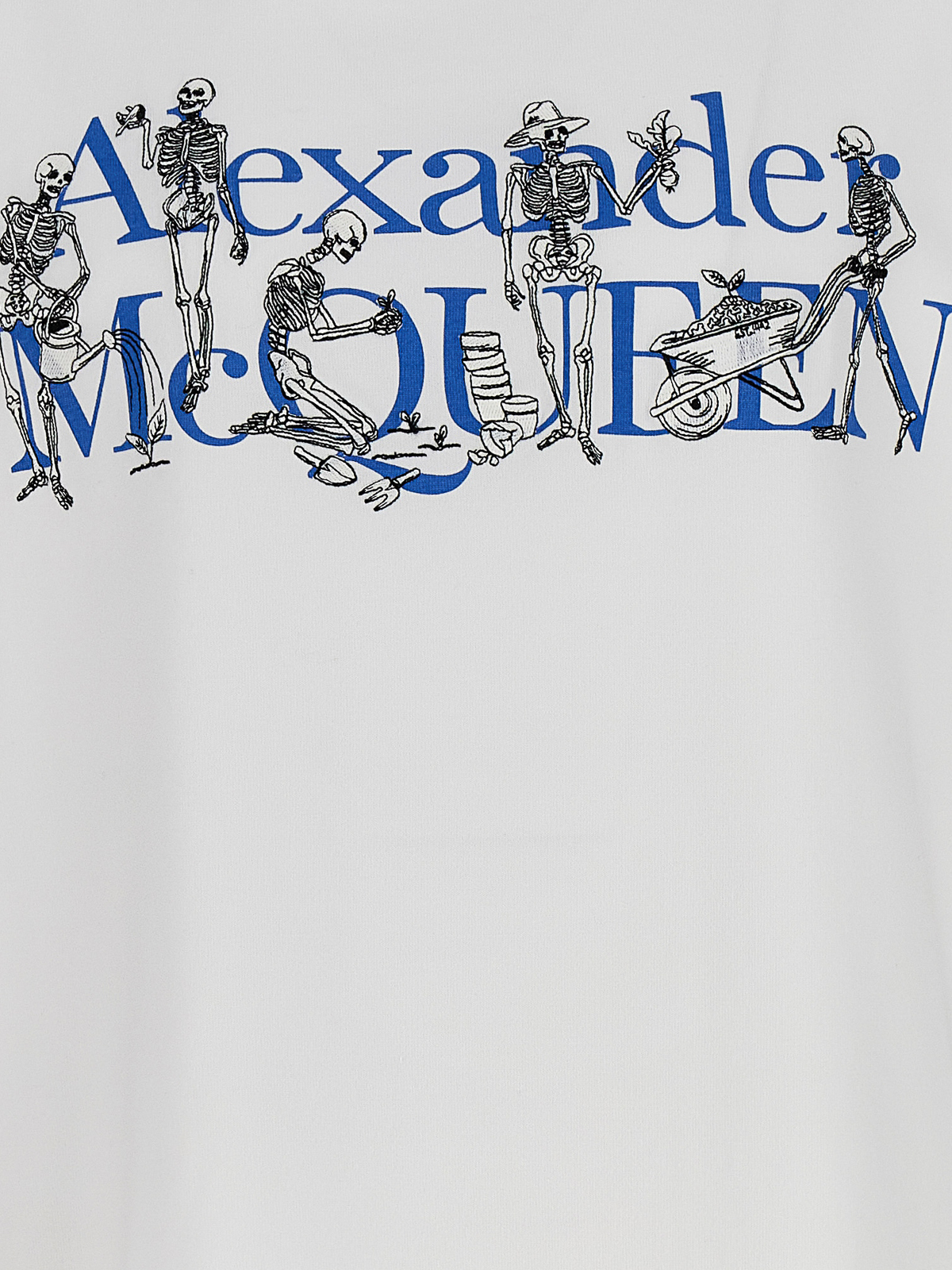 Tシャツ・カットソー ALEXANDER MCQUEEN Men T-shirt White 750657QVZ08 0900 McQueen Outlet: T-shirt men - White | McQueen t-shirt