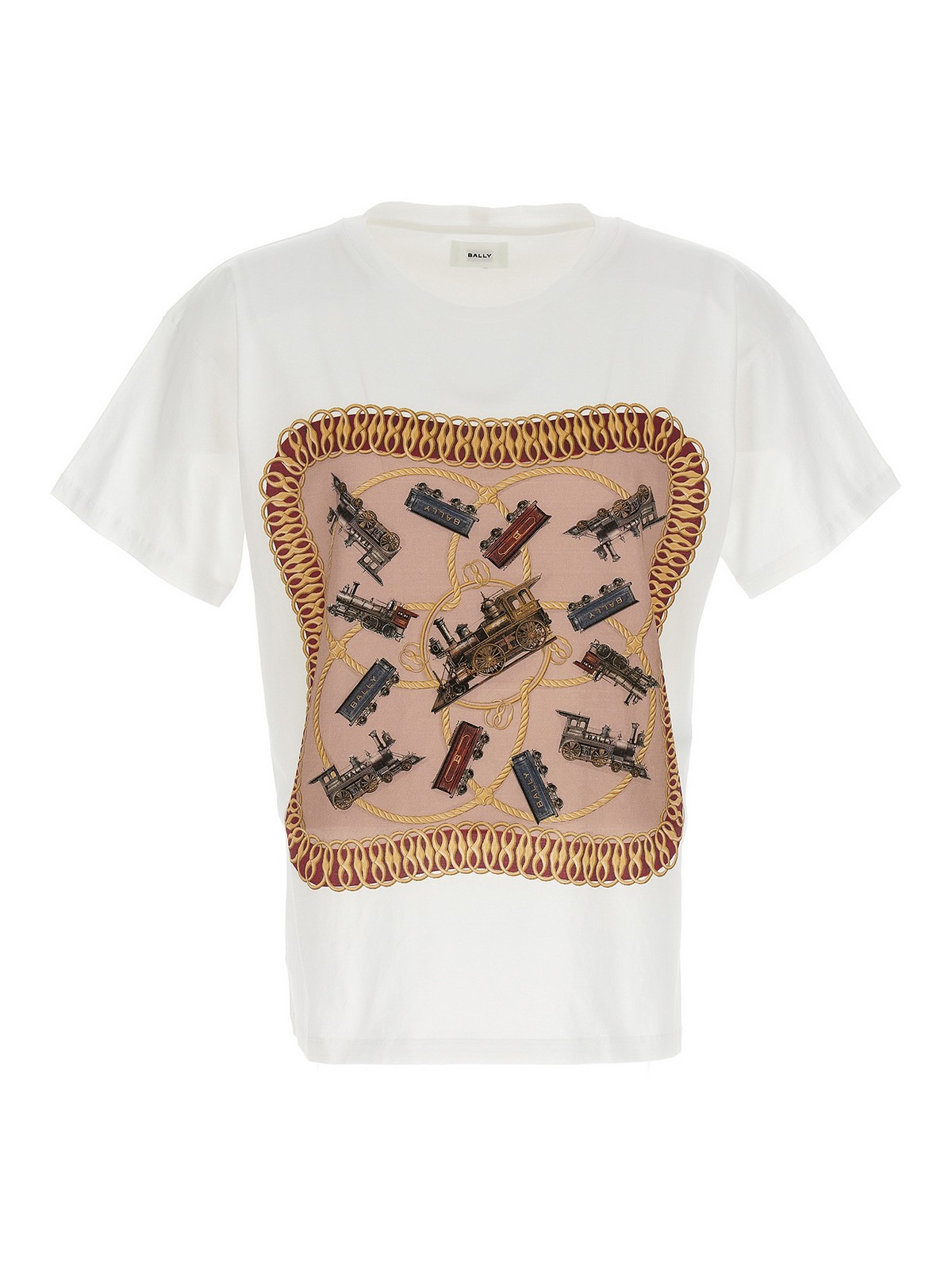 Bally Printed T-shirt In White