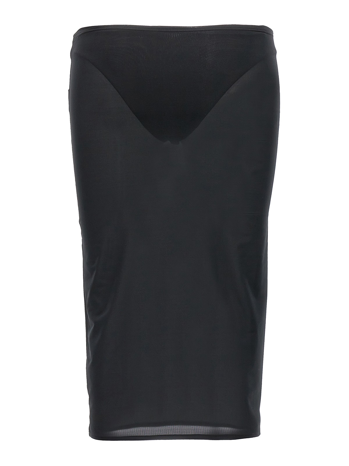 Shop Courrèges Second Skin Skirt In Black